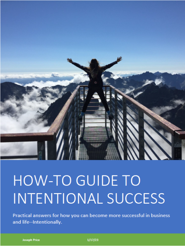 How-To Guide To Intentional Success - eBook